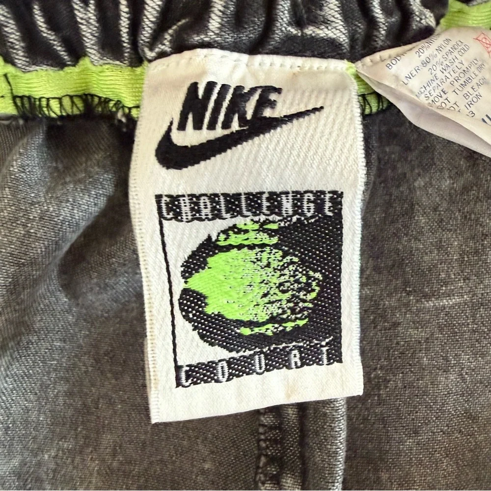 Nike Vintage Andre Agassi Challenge Court Acid Wash Denim Shorts Men Size Medium